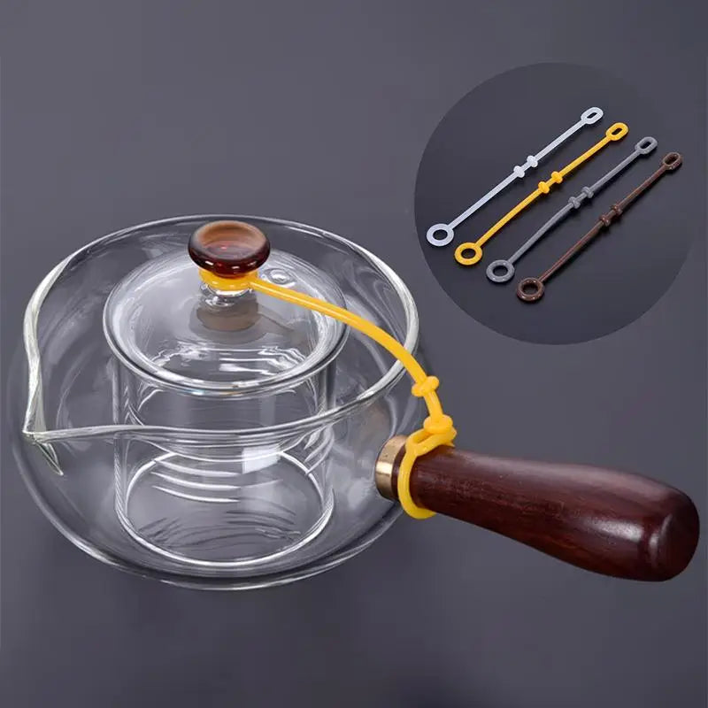 Silicone Teapot Lid Straps – Heat-Resistant Anti-Slip Clips Teapot Lid Clip SPOT