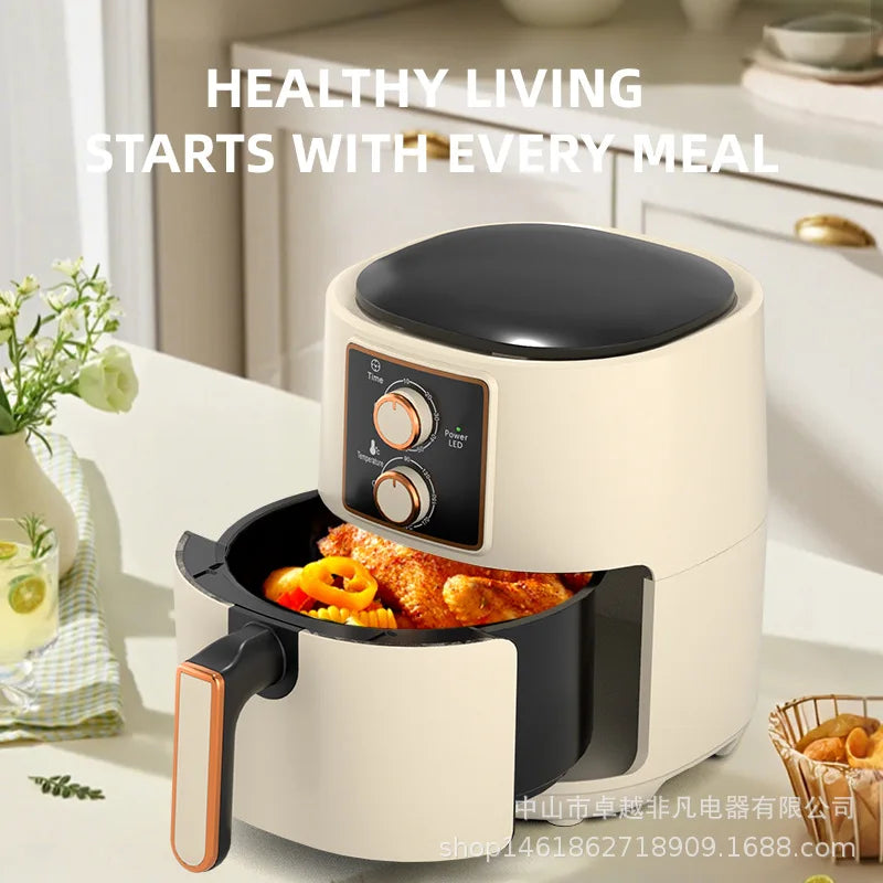 DUTRIEUX 5-6L Dual Knob Air Fryer – 1300W Countertop Air Fryer SPOT