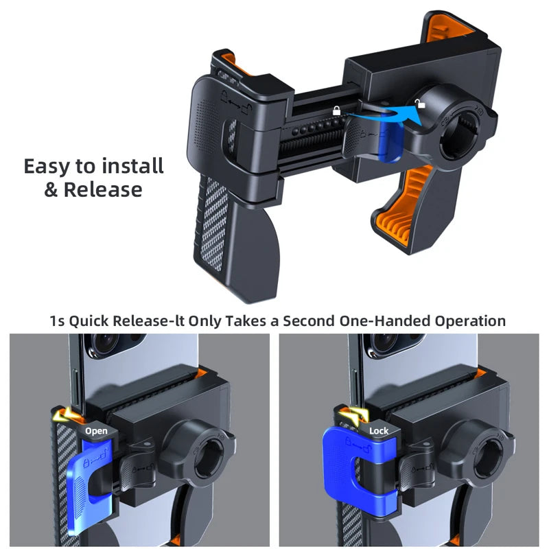 Magnetic Gym Phone Holder – 360° Adjustable Mount, 4.5–7" Gym Phone Mount SPOT