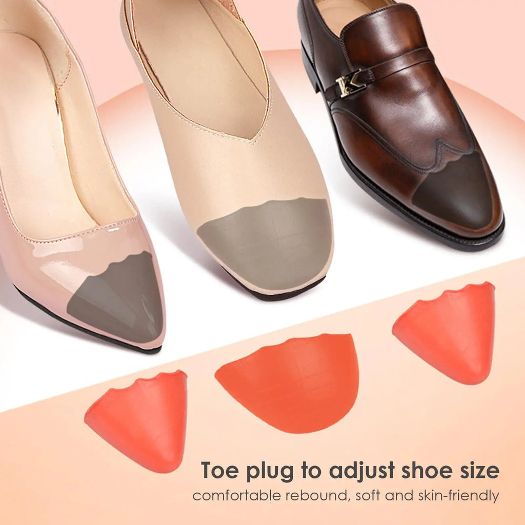PU Foam Toe Plug Inserts – Cushioned Half Size Shoe Pads Shoe Filler Inserts SPOT