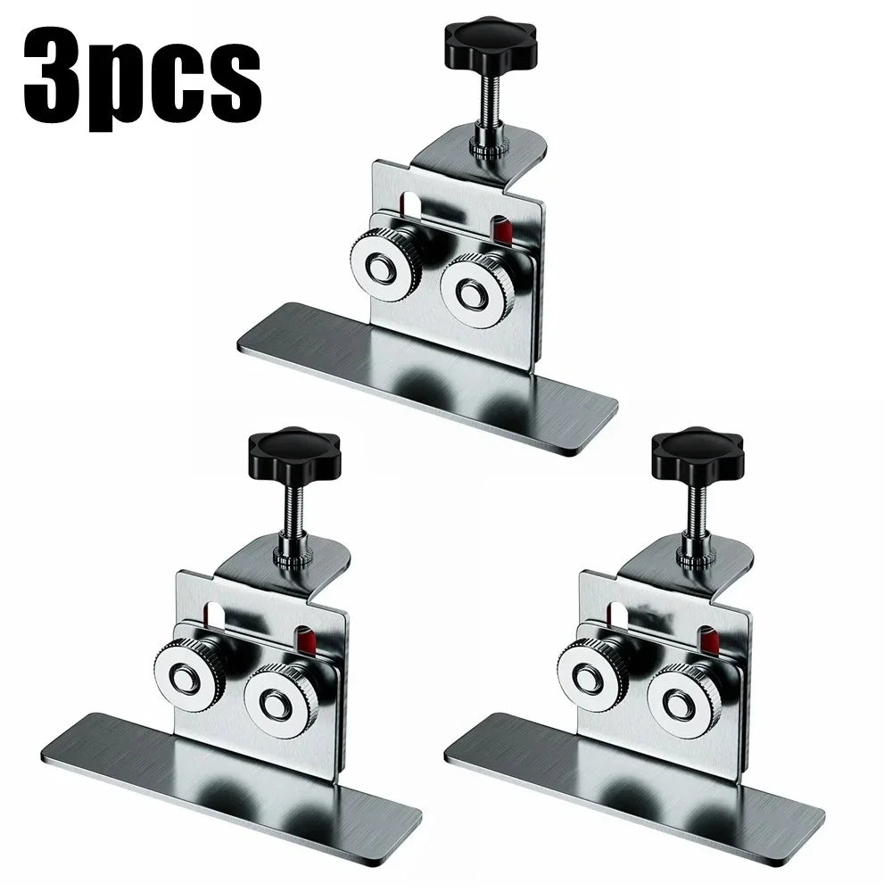 Adjustable Cabinet Door Mounting Jig – Stainless Steel Clamp Cabinet Door Jig SPOT 3 PCS