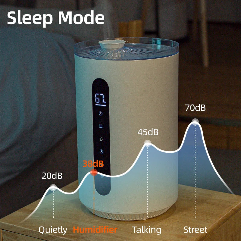 DUTRIEUX 6L Top-Fill Cool & Warm Mist Humidifier | Night Light Warm Mist Humidifier SPOT