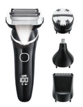 Men's Rechargeable Electric Foil Shaver – USB-C & Waterproof Electric Foil Shaver SPOT Black USB Type-C