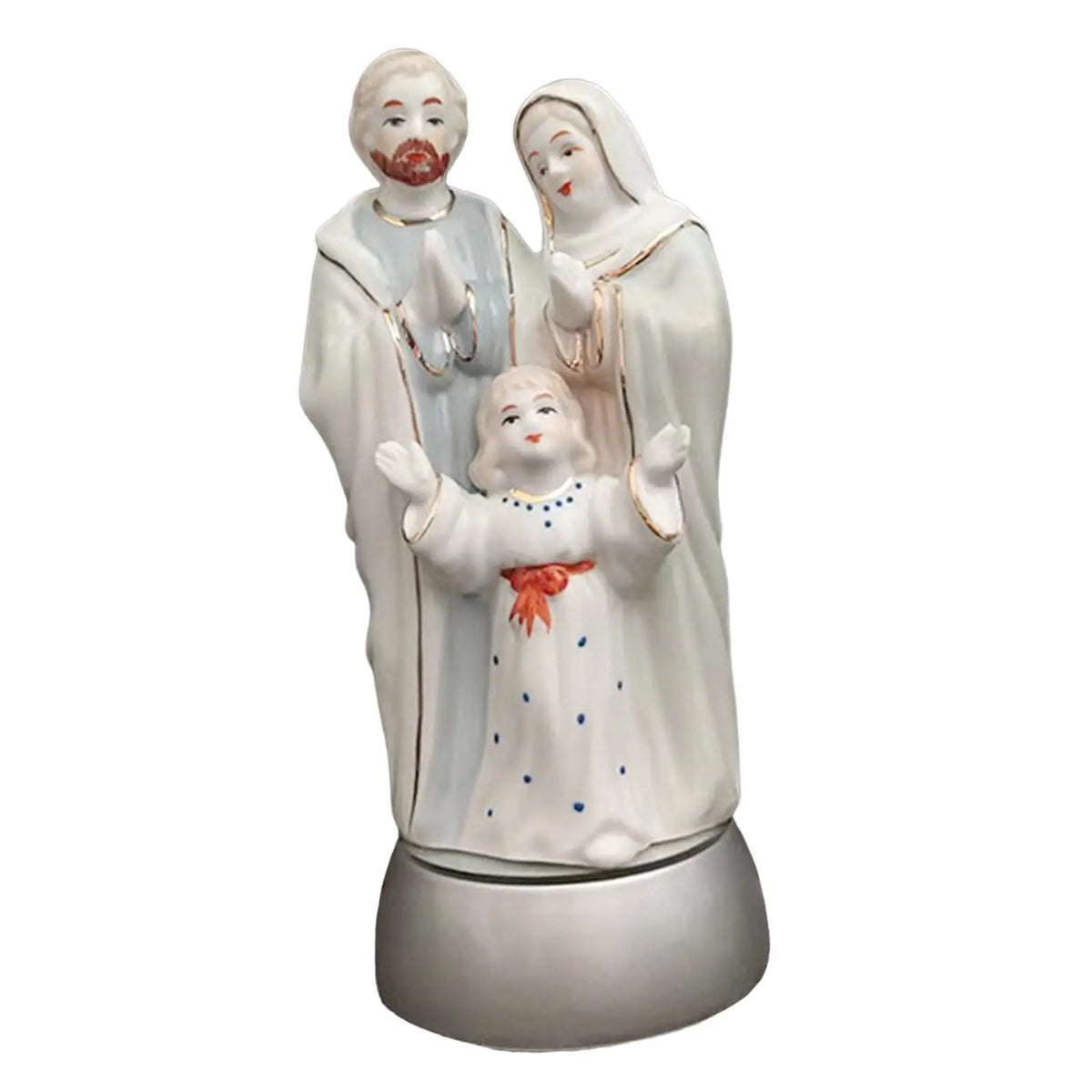 Virgin Mary & Jesus Lighted Ceramic Statue – Catholic Décor Religious Figurine SPOT