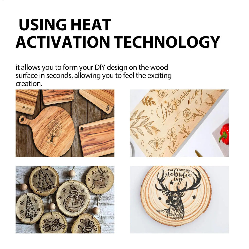 Wood Burning Paste Gel – DIY Art for Wood, Leather & Canvas Wood Burning Paste SPOT