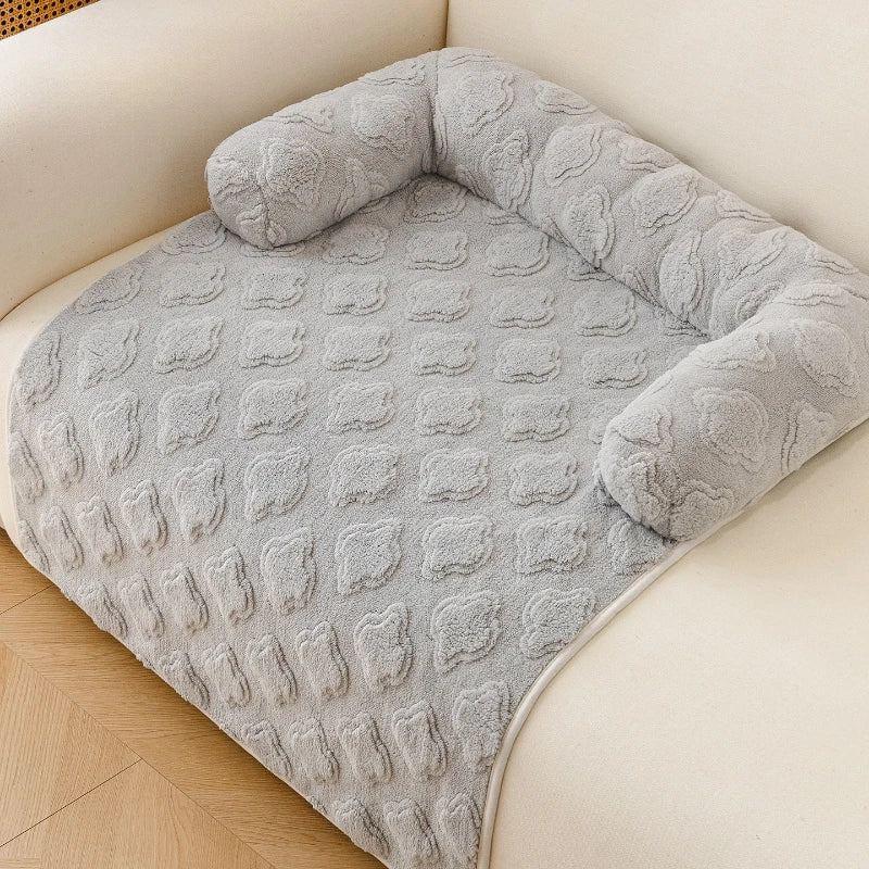 Fluffy Pet Bed Mat – Warm Anti-Slip Washable Cushion Cats & Dogs Pet Bed Mat SPOT