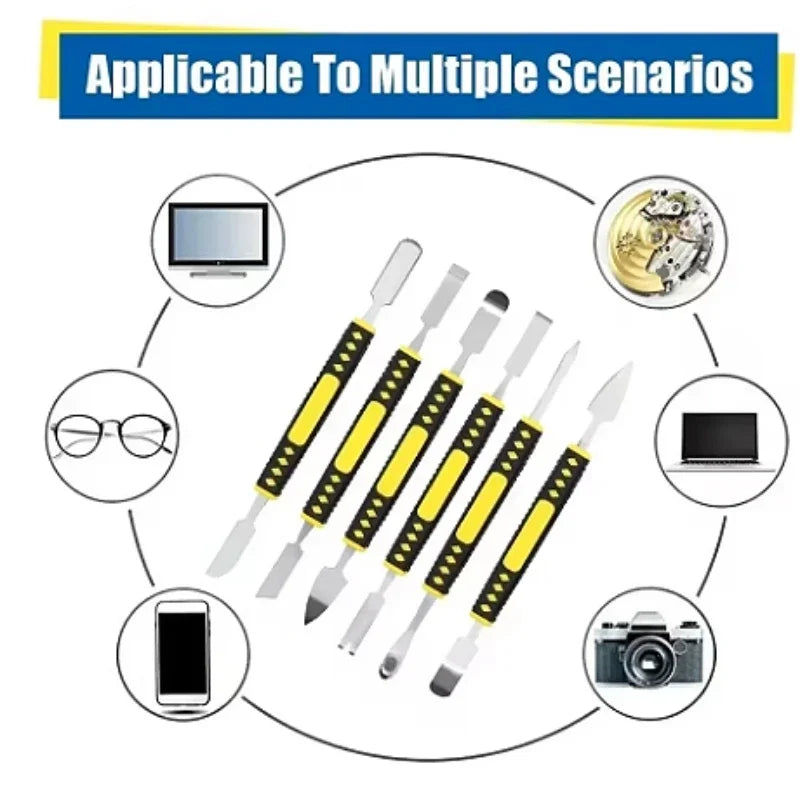 6-Piece Precision Pry Bar Set – Stainless Steel Disassembly Tools Pry Bar Set SPOT