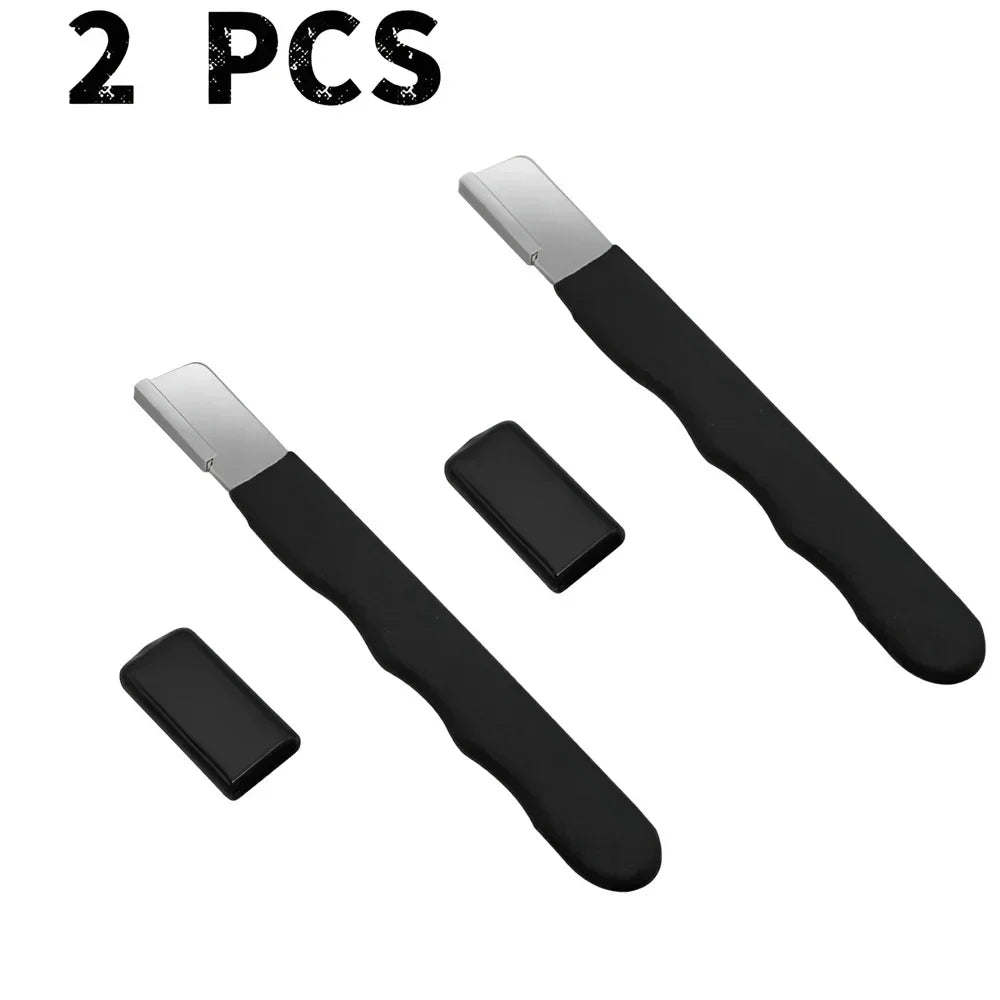 Portable Pocket Knife & Garden Tool Sharpener with Cover Blade Sharpener SPOT 2 PCS Black