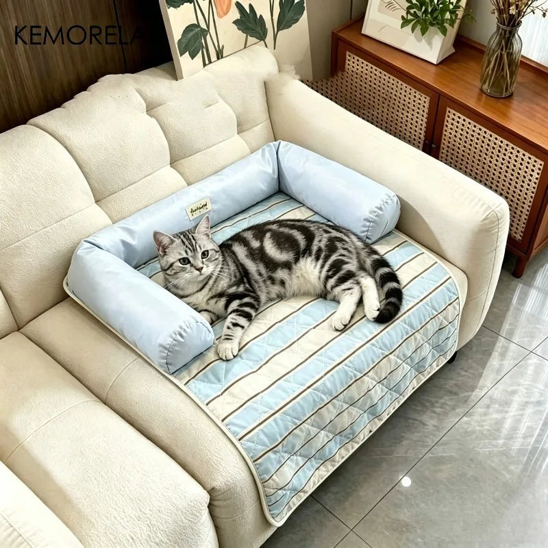 Summer Cooling Pet Bed Cushion – Non-Slip Washable Mat for Dogs & Cats Pet Cooling Mat SPOT