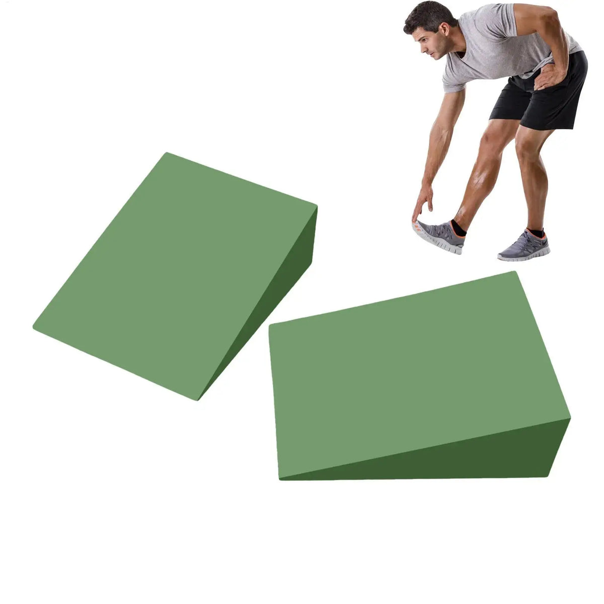 EVA Foam Yoga Wedge Block Set – Squat Slant Board Fitness Yoga Wedge Block SPOT