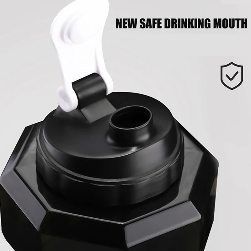 2.2L Dumbbell Water Bottle – Gym Sports Fitness Bottle Sports Water Bottle SPOT
