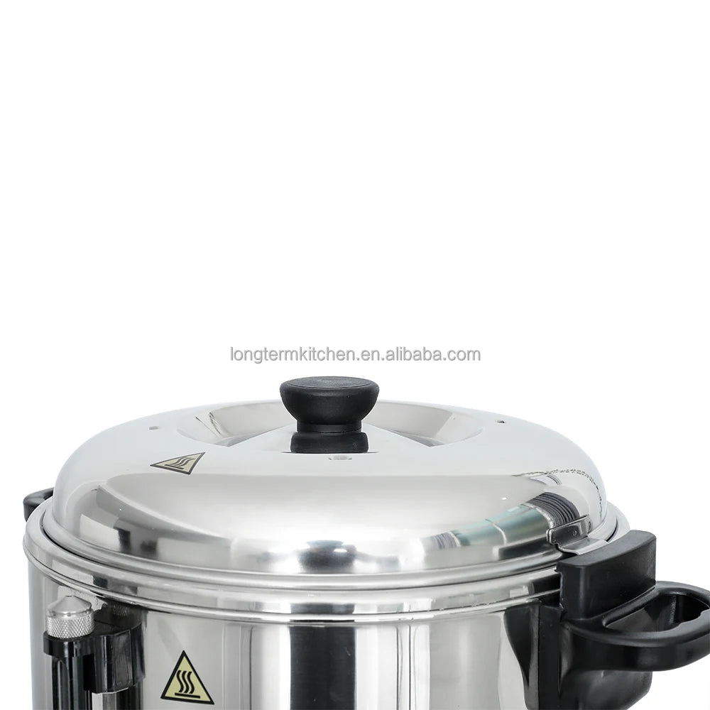 10L Commercial Stainless Steel Coffee Urn & Hot Water Boiler Coffee Percolator Urn SPOT