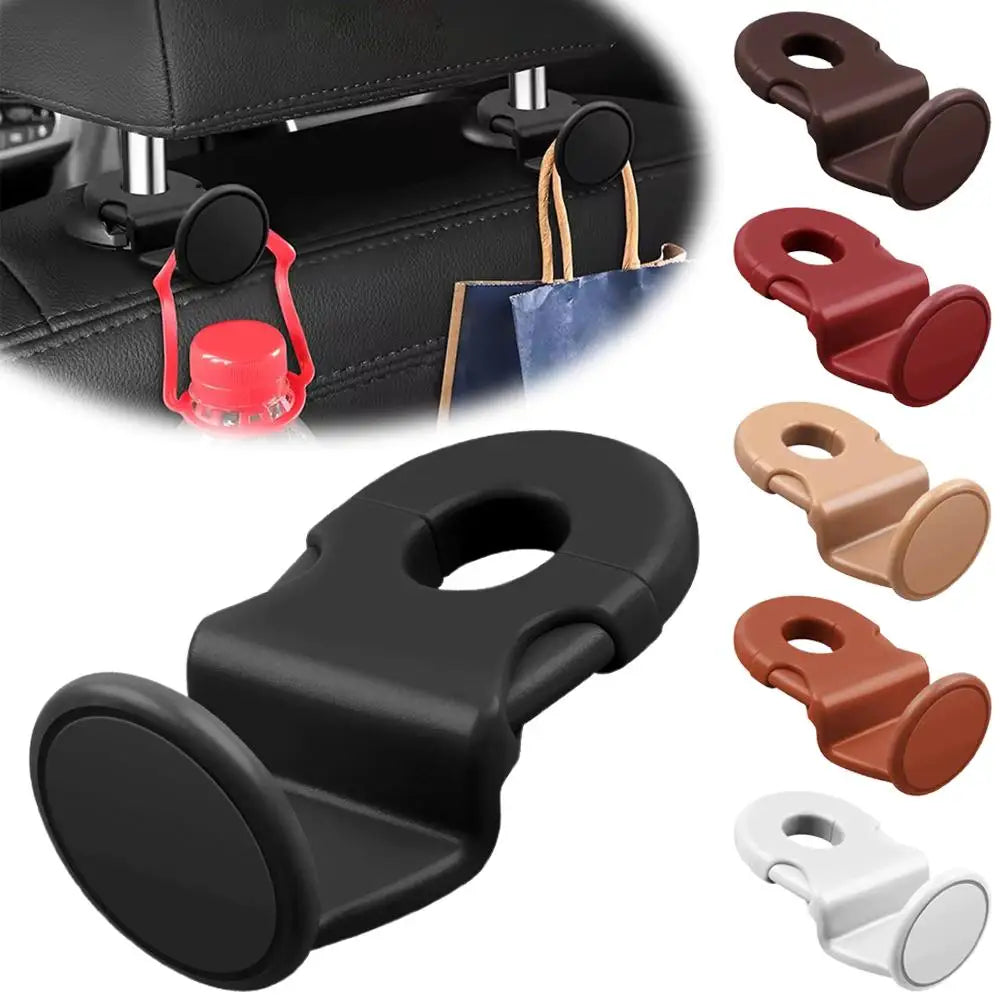 Car Headrest Hook – ABS Rear Seat Bag Hanger Organizer Car Seat Hook SPOT
