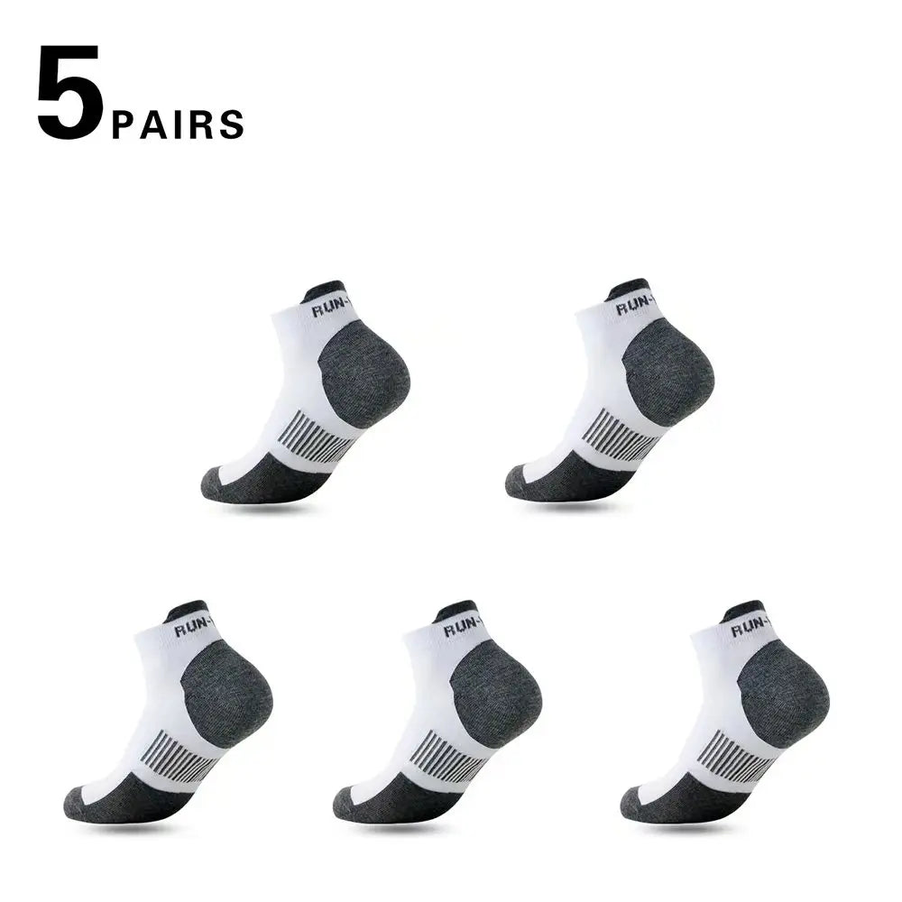 10-Pack Men's Breathable Mesh Ankle Socks | Sizes EU 38–45 Men's Ankle Socks SPOT 5 white 35-39
