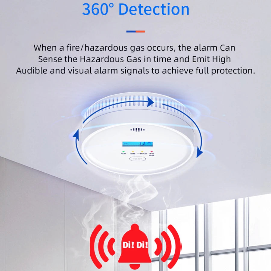 Smoke & CO Detector Combo – 10-Year Battery & App Alerts Smoke CO Detector SPOT