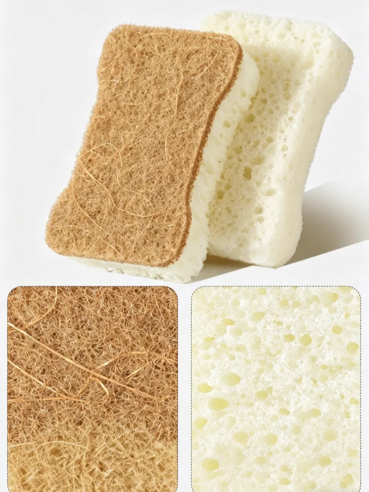 5-Pack Agave Seaweed Sponge – High-Foam Kitchen Scrubber Kitchen Cleaning Sponge SPOT