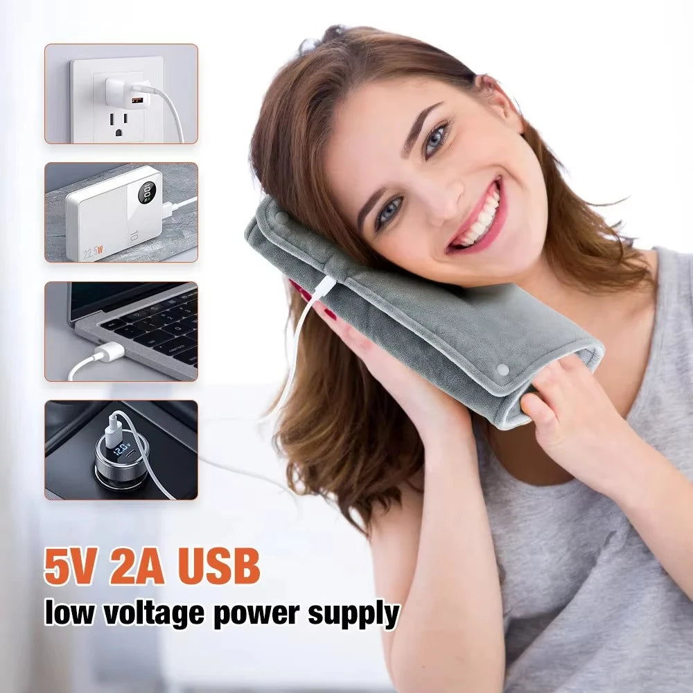 USB Electric Heated Blanket – Warming Mat for Bed & Sofa Electric Heated Blanket SPOT