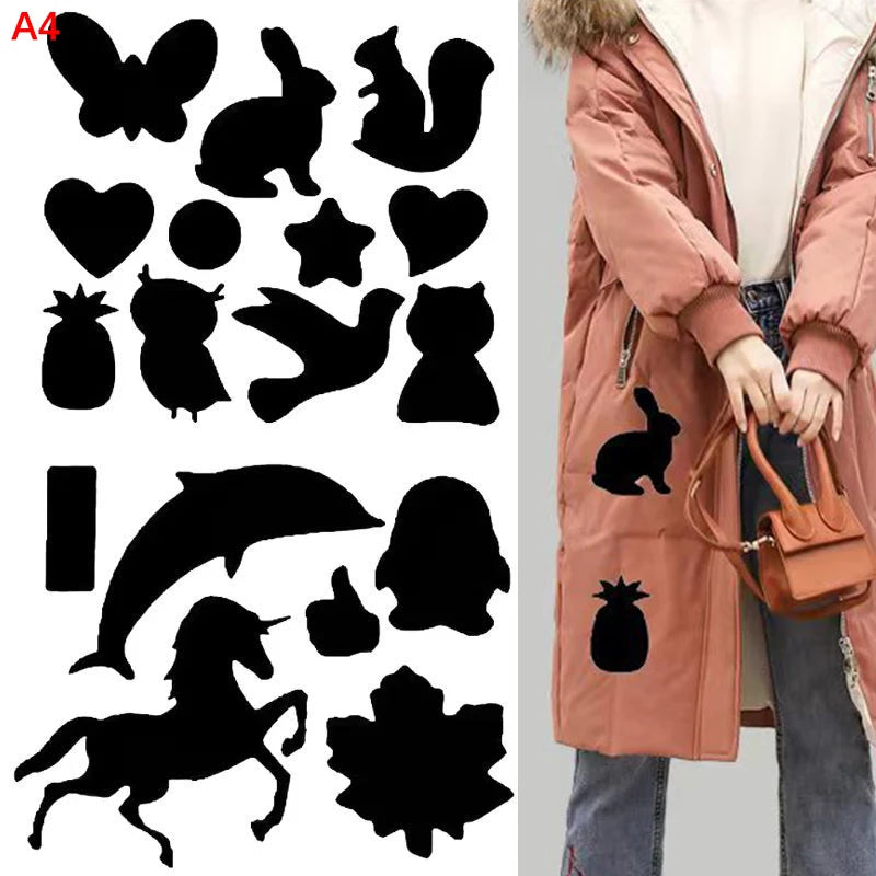 Self-Adhesive Nylon Repair Patches for Down Jackets 15×25cm Fabric Repair Patch SPOT A4