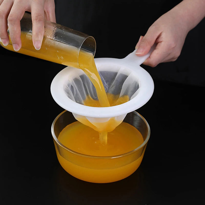 Ultra Fine Nylon Mesh Strainer Spoon – Multi-Size Kitchen Sieve Kitchen Mesh Strainer SPOT