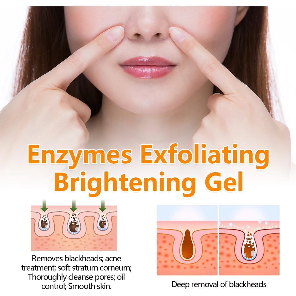 Hoygi Orange Enzyme Exfoliating Brightening Gel 50g Exfoliating Face Gel SPOT