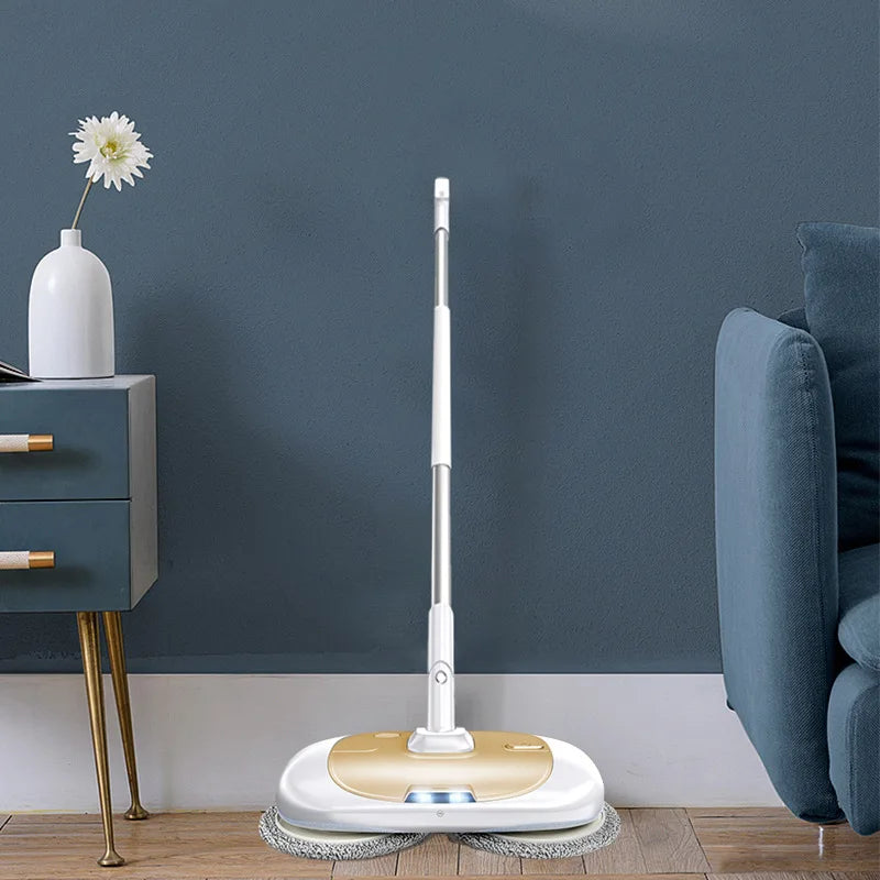 DUTRIEUX Electric Spray Mop – Self-Wringing Rotating Floor Mop Electric Spray Mop SPOT Light Yellow MOP
