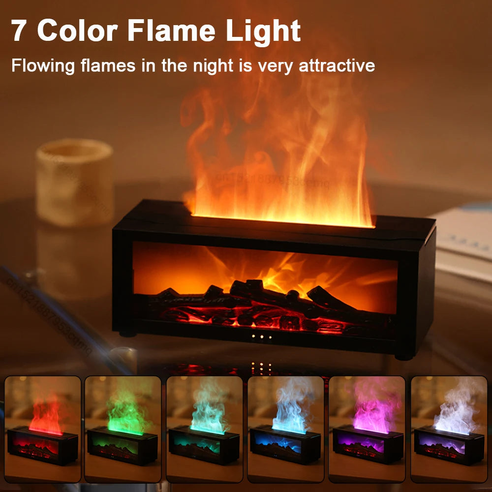 Flame Aroma Diffuser Humidifier with LED Light & Remote Aroma Diffuser Humidifier SPOT