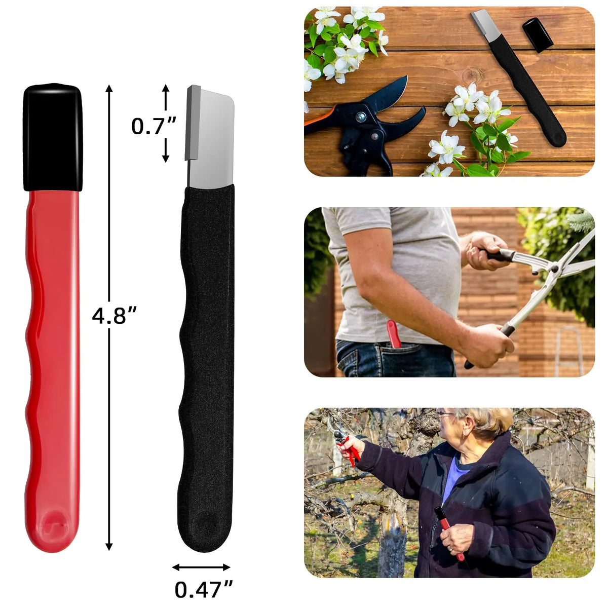 Handheld Tungsten Carbide Blade Sharpener – Garden & Kitchen Blade Sharpener Tool SPOT