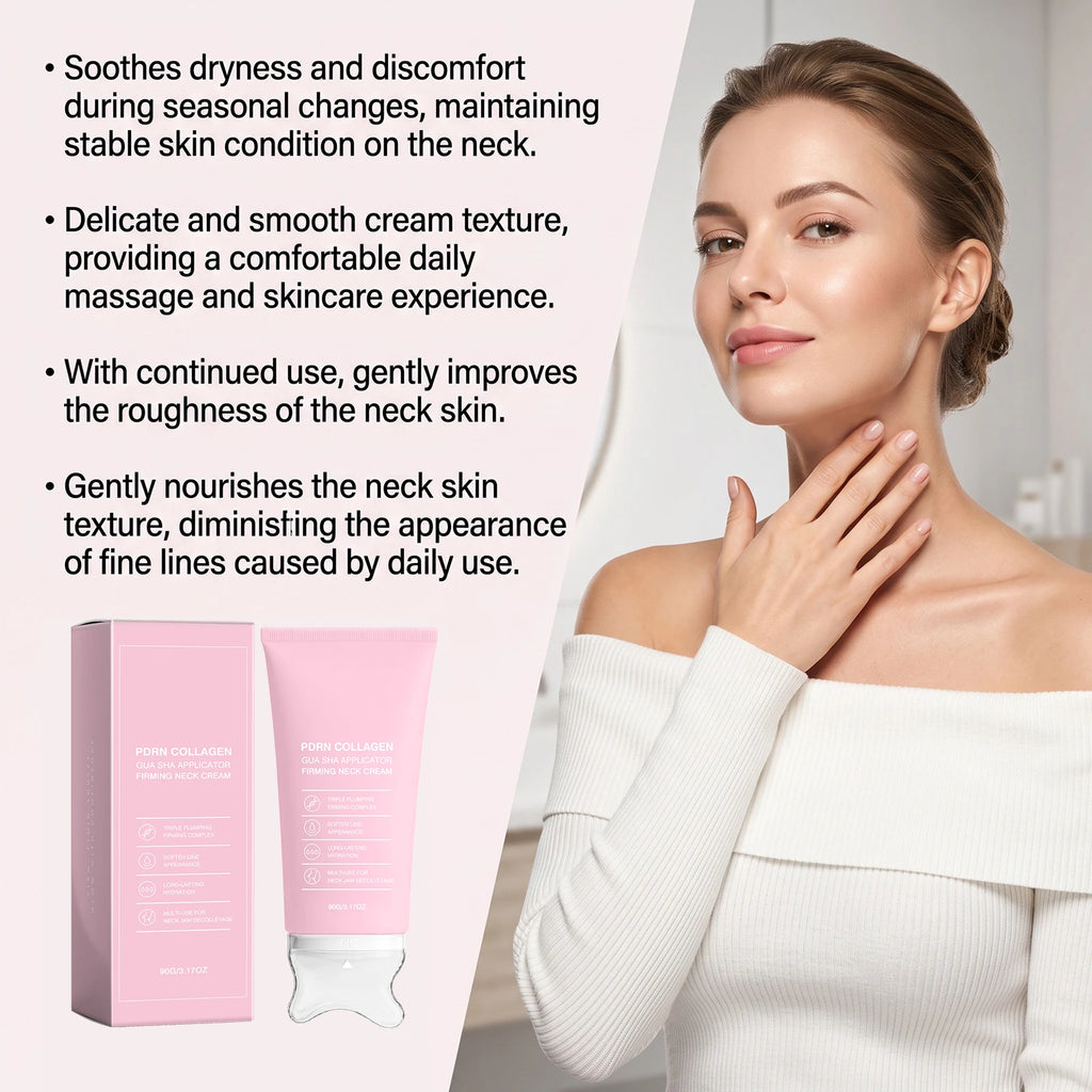 PDRN Collagen Gua Sha Neck Cream – Firming Contour Care Neck Firming Cream SPOT