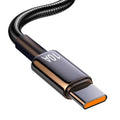 240W USB-C Braided Fast Charging Cable 1M–3M | PD 10A USB-C Charging Cable SPOT 1 Pc 1m