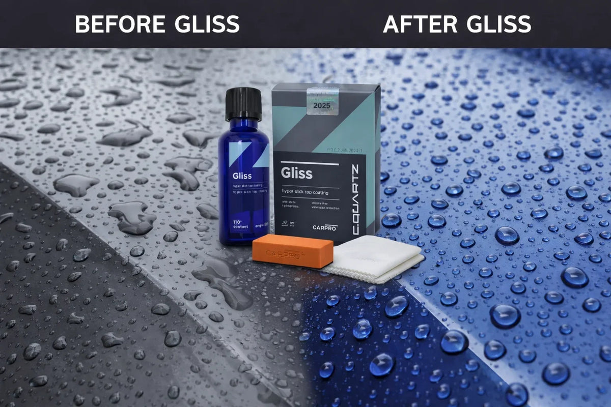 CARPRO Gliss 50ml Ceramic Coating Kit – Hydrophobic Nano Top Coat Ceramic Coating Kit SPOT