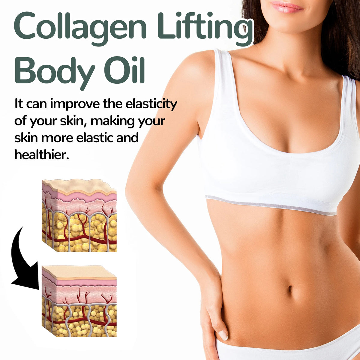 OceAura Collagen Lifting Body Oil – Firming & Hydrating Firming Body Oil SPOT