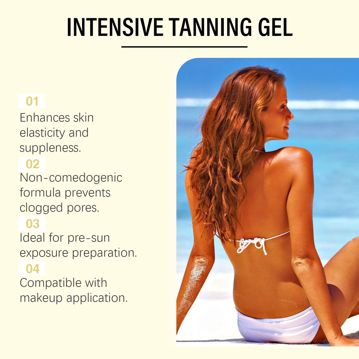 Carrot Tanning Gel – Hydrating Sunless Bronzing Gel 150g Self-Tanner Bronzing Gel SPOT