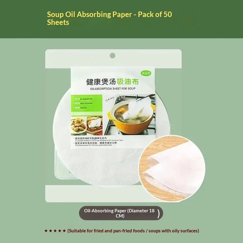 Food Grade Oil Absorbing Sheets – Disposable Grease Filter Kitchen Oil Filter SPOT A2