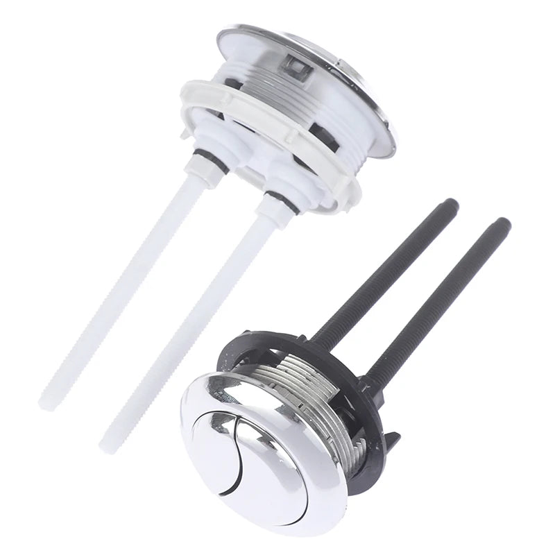Dual Flush Toilet Tank Button – Round Push Replacement Toilet Flush Button SPOT