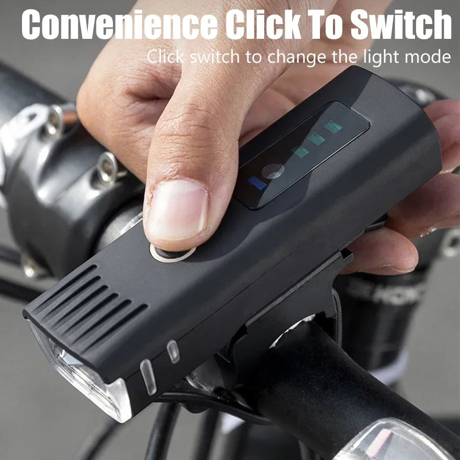 1000LM USB Rechargeable LED Bike Headlight – IPX5 Waterproof Bicycle Headlight SPOT