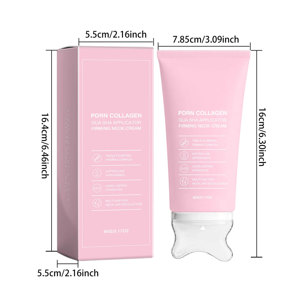 PDRN Collagen Gua Sha Neck Cream – Firming Contour Care Neck Firming Cream SPOT 90g Boxed