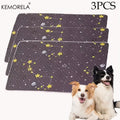 3-Pack Reusable Washable Dog Pee Pads – Leak-Proof Training Mats Dog Training Pads SPOT 3PCS 70x90cm