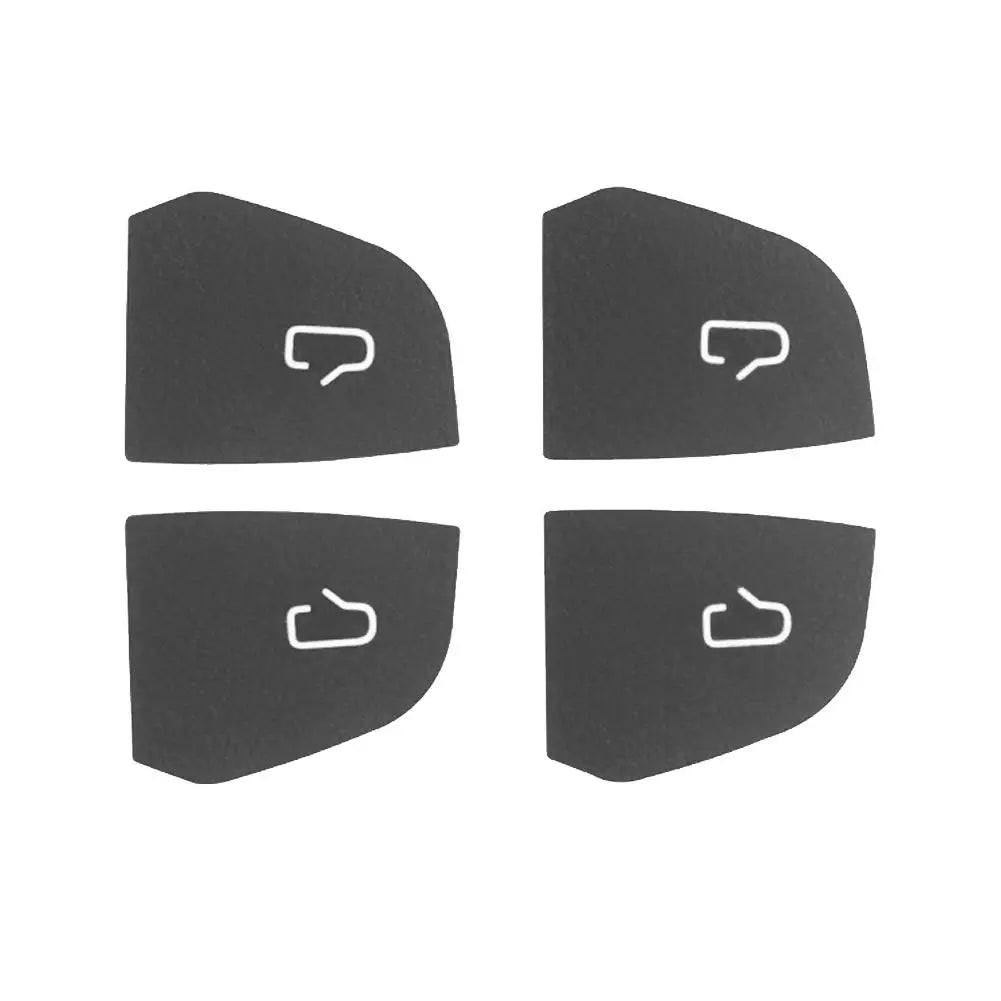 Suede Door Switch Trim Stickers – Tesla Model 3/Y 2025 (4-Pack) Car Interior Trim SPOT Grey