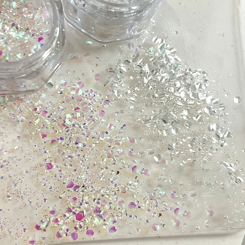 Mermaid Holographic Nail Glitter Flakes – Laser Sequins Nail Art Glitter SPOT
