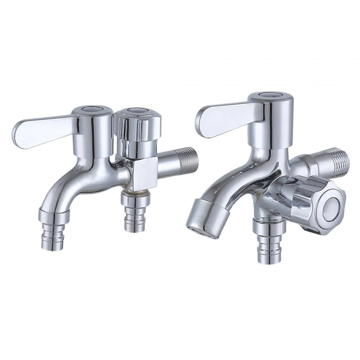Wall Mounted Double Outlet Faucet – Laundry & Kitchen Sink Wall Mount Faucet SPOT
