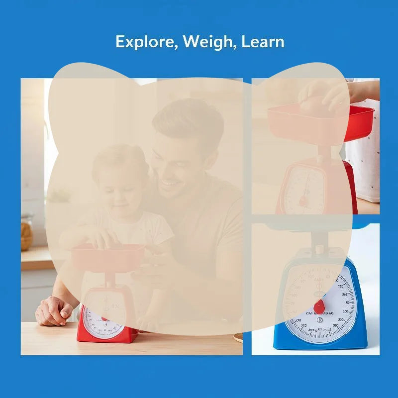 Mechanical Analog Kitchen Scale – Battery-Free High Precision Mechanical Kitchen Scale SPOT
