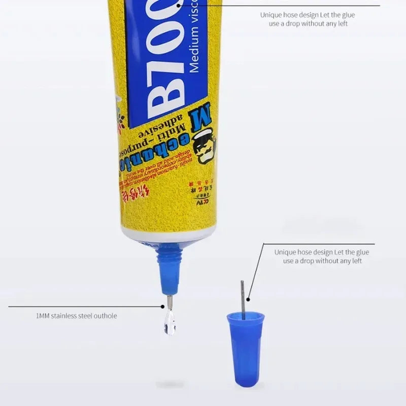Mechanic T7000 Black Multi-Purpose Adhesive Glue 15ml Multi-Purpose Adhesive SPOT