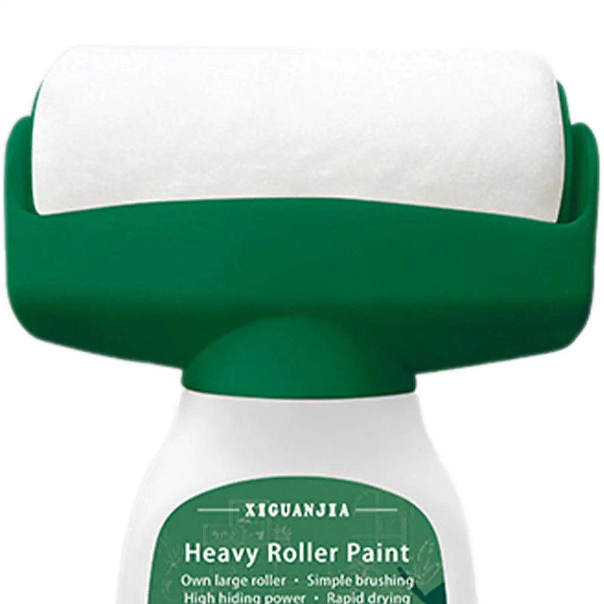 Wall Repair Roller Brush – 2-in-1 Paint Patching Tool Wall Repair Tool SPOT White
