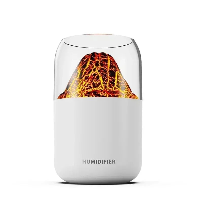 Volcano Cool Mist Humidifier & Aromatherapy Diffuser – 7 LED Colors Cool Mist Humidifier SPOT White-USB USB Type-C