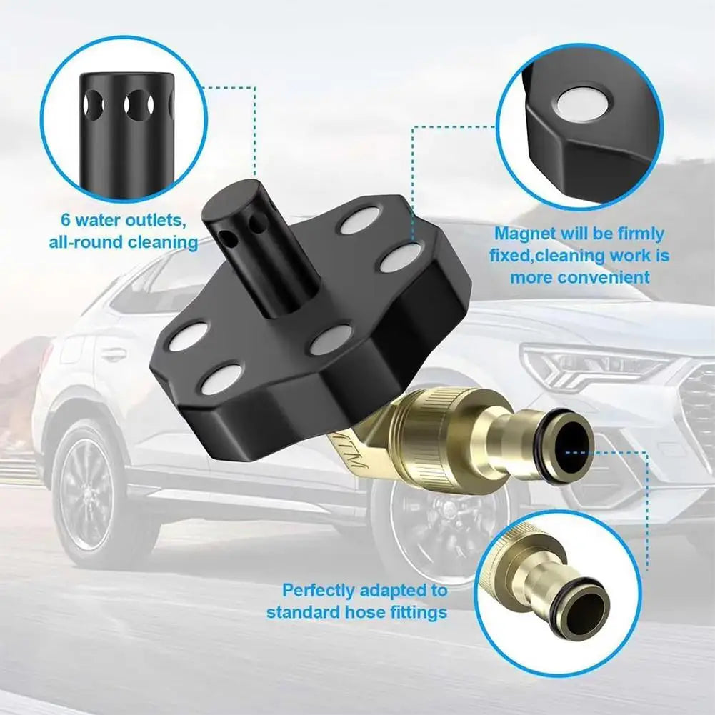 Magnetic Underbody Chassis Wash Head – 360° Nozzle Kit Underbody Wash Kit SPOT
