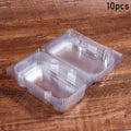 120-Pack Clear PET Food Containers – Cake, Sushi & Dessert Food Storage Containers SPOT 10Pcs