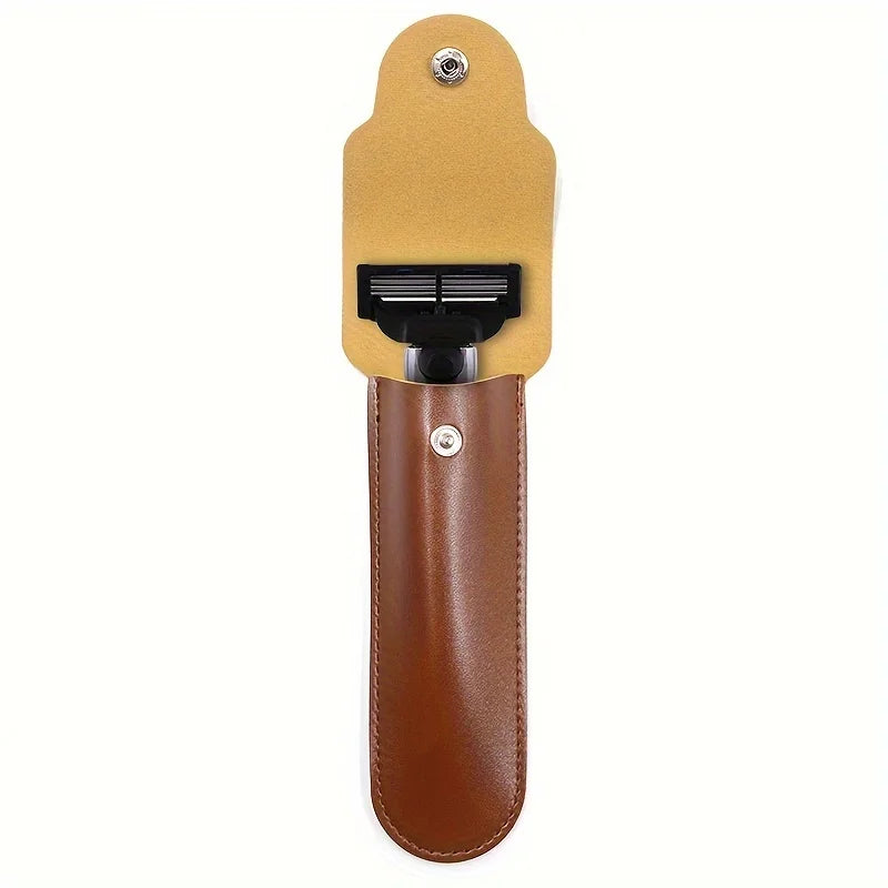 PU Razor Travel Case – Protective Portable Storage Holder Razor Travel Case SPOT
