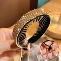 Rhinestone Tassel Hair Claw Clip & Ponytail Headband – Women Hair Claw Clip SPOT gold