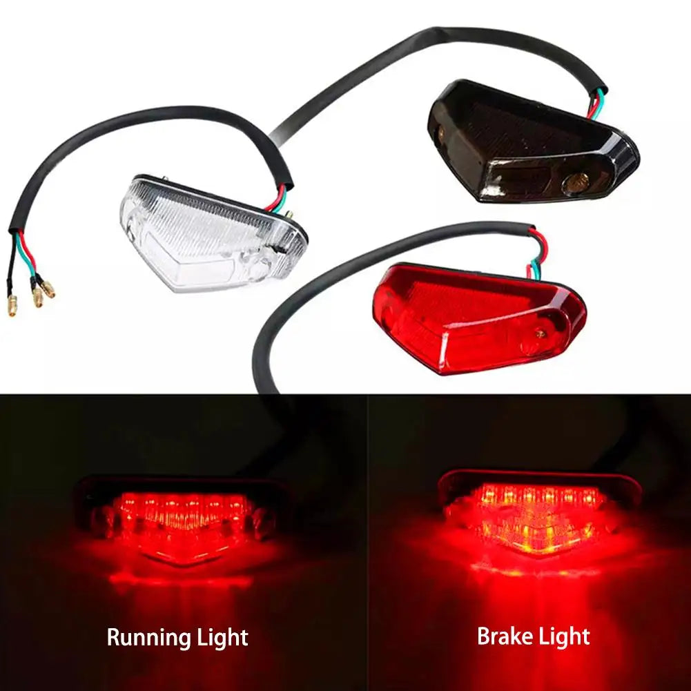 Universal 12V Motorcycle LED Tail Light – Brake & License Plate Motorcycle Tail Light SPOT