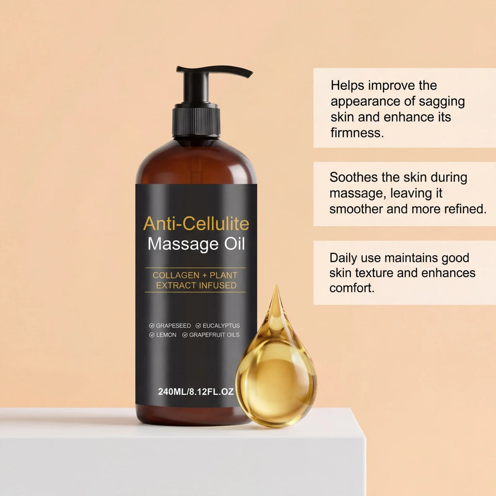 Hoygi Firming Body Massage Oil with Collagen – 240ml Body Massage Oil SPOT